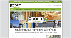 Desktop Screenshot of ecofitfoam.com